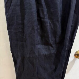 Talbots Women’s Black Irish Linen trousers with pockets